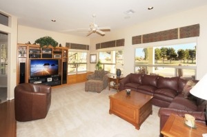 Golf course lot home with views in Sun Lakes