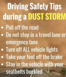 Tips for driving safe in a monsoon. 