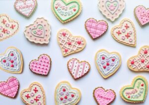 Cookies and the history of Valentine's Day.