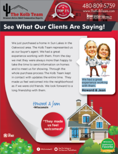 Howard & Jean testimonial