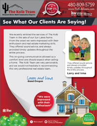 Lary and Irma client testimonial