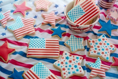 patriotic cookie treats