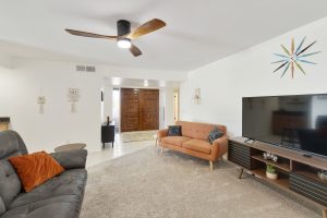 Enjoy the spacious great room at 25806 S Boxwood Dr.