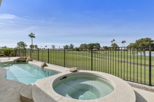 Enjoy your backyard oasis at 9505 E Sunridge Dr.